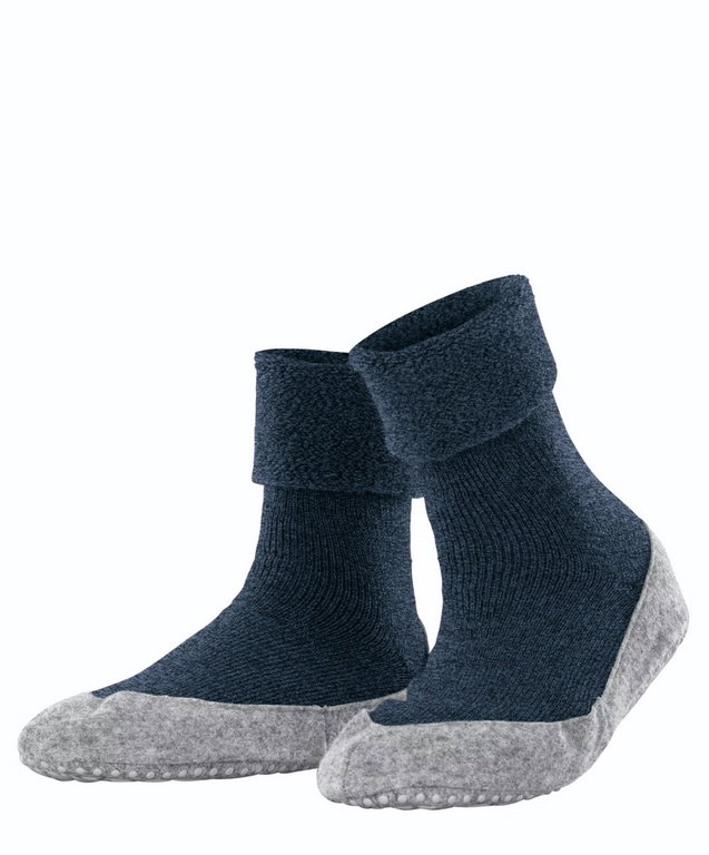 Falke Hausschuhe Cosyshoe (weiche Merinowolle) marineblau Damen