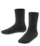 Falke Slippers Catspads (warm Merino wool) asphalt grey Kids