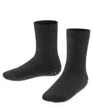 Falke Slippers Catspads (warm Merino wool) asphalt grey Kids