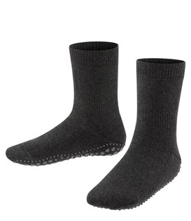 Falke Hausschuhe Catspads (wärmende Merinowolle) asphaltgrau Kinder