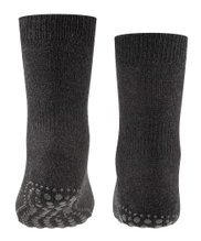 Falke Slippers Catspads (warm Merino wool) asphalt grey Kids
