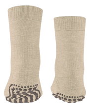 Falke Slippers Catspads (warm Merino wool) sand brown Children