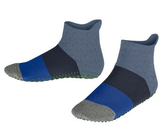 Falke Slippers Colour Block 2024 (sustainable cotton) blue/grey Children