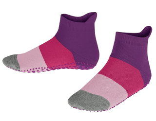 Falke Slippers Colour Block 2024 (sustainable cotton) violet/pink Children