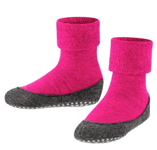 Falke Hausschuhe Cosyshoe (weiche Merinowolle) pink Kinder