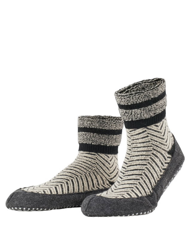 Falke Hausschuhe Cosyshoe (weiche Merinowolle) schwarz Damen/Herren