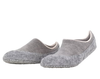 Falke Hausschuhe Cosyshoe (weiche Merinowolle) hellgrau Damen
