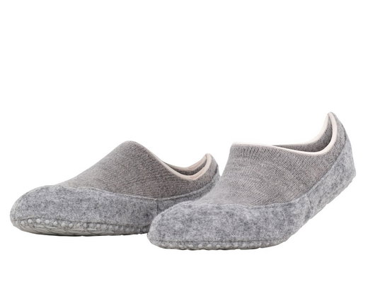 Falke Hausschuhe Cosyshoe (weiche Merinowolle) hellgrau Damen