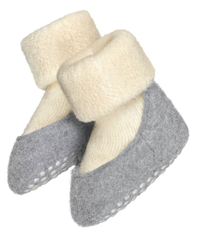 Falke Hausschuhe Cosyshoe (wärmende Merinowolle) wollweiss Babys/Kleinkinder