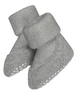 Falke Hausschuhe Cosyshoe (wärmende Merinowolle) grau Babys/Kleinkinder