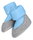 Falke Hausschuhe Cosyshoe (wärmende Merinowolle) crystalblau Babys/Kleinkinder