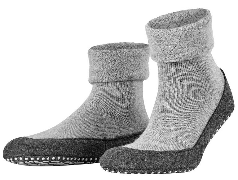 Falke Slippers Cosyshoe (soft Merino wool) light grey Women/Men