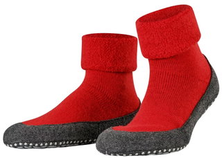 Falke Hausschuhe Cosyshoe (weiche Merinowolle) rot Damen/Herren