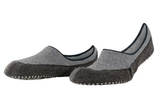 Falke Cosyshoe Slippers (warming merino wool) light grey Men