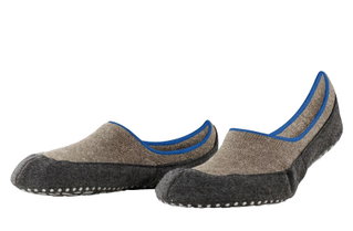 Falke Hausschuhe Cosyshoe Füsslinge (wärmende Merinowolle) braun Herren