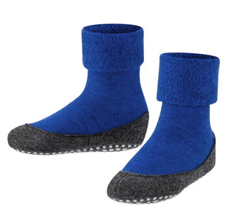 Falke Hausschuhe Cosyshoe (weiche Merinowolle) kobaltblau Kinder