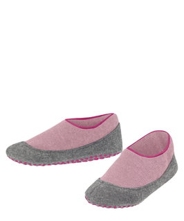 Falke Hausschuhe Cosyshoe (wärmende Merinowolle) pink/grau Kinder