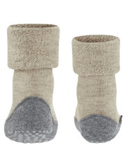 Falke Slippers Cosyshoe Minis (light, warming Merino wool) sand brown Children