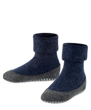Falke Slippers Cosyshoe Minis (light, warming Merino wool) dark blue Kids