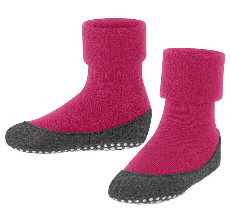 Falke Hausschuhe Cosyshoe Minis (leichte, wärmende Merinowolle) fuchsiarot Kinder