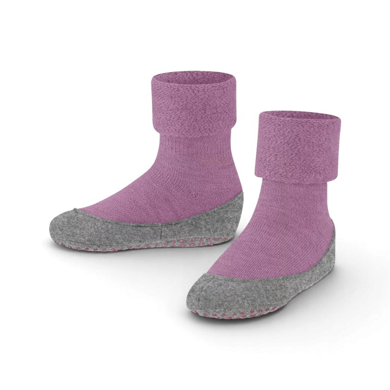 Falke Cosyshoe Minis Slippers (light, warming merino wool) fuchsia children