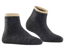 Falke Cosyshoe Plush Slippers (warming material) dark grey ladies