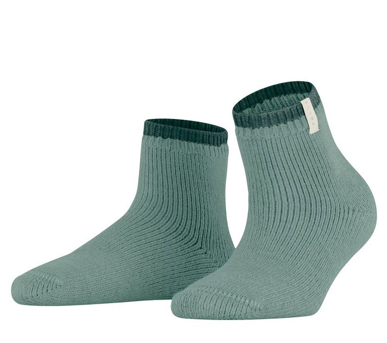 Falke Hausschuhe Cosyshoe Plush (wärmende Material) mintgrün Damen