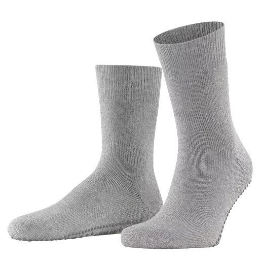 Falke Kapcie Homepads (ocieplająca wełna merino) jasnoszare męskie