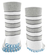 Falke Slippers Simple Stripes (Cotton Blend) Grey Children
