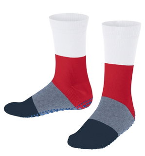 Falke Hausschuhe Summer (Baumwolle-Mischung) weiss/blau/rot Kinder