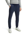 Falke Jogginghose Classic (Baumwolle, moderner Look,komfortabel) lang spaceblau Herren