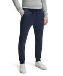 Falke Jogginghose Classic (Baumwolle, moderner Look,komfortabel) lang spaceblau Herren