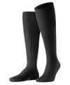 Falke Kniestrümpfe Bristol Pure (klimaregulierende Merinowolle) schwarz Herren - 1 Paar