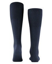 Falke Kniestrümpfe Bristol Pure (klimaregulierende Merinowolle) navyblau Herren - 1 Paar