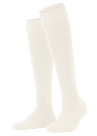 Falke Kniestrümpfe ClimaWool (feuchtigkeitsregulierend, Merinowolle) weiss Damen - 1 Paar