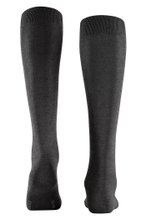 Falke Kniestrümpfe ClimaWool (feuchtigkeitsregulierend, Merinowolle) anthrazitgrau Damen - 1 Paar