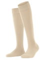 Falke Kniestrümpfe ClimaWool (feuchtigkeitsregulierend, Merinowolle) beige Damen - 1 Paar