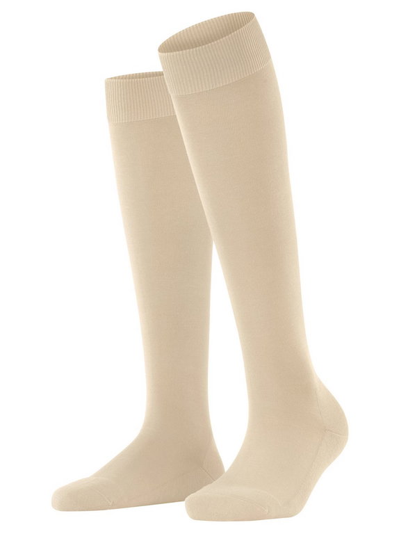 Falke Kniestrümpfe ClimaWool (feuchtigkeitsregulierend, Merinowolle) beige Damen - 1 Paar