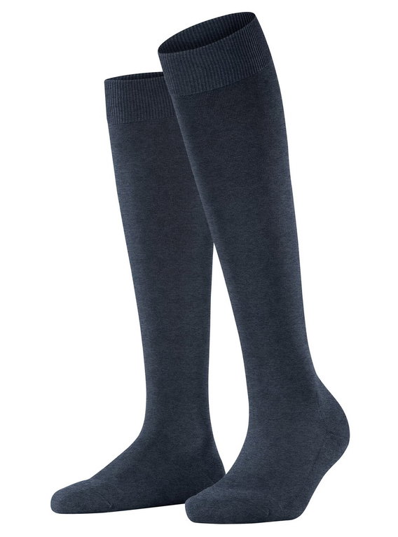 Falke Kniestrümpfe ClimaWool (feuchtigkeitsregulierend, Merinowolle) navyblau Damen - 1 Paar