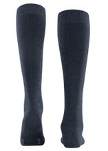 Falke Kniestrümpfe ClimaWool (feuchtigkeitsregulierend, Merinowolle) navyblau Damen - 1 Paar