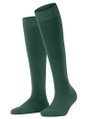 Falke Kniestrümpfe ClimaWool (feuchtigkeitsregulierend, Merinowolle) huntergrün Damen - 1 Paar