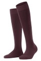 Falke Kniestrümpfe ClimaWool (feuchtigkeitsregulierend, Merinowolle) weinrot Damen - 1 Paar