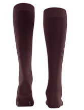 Falke Knee Socks ClimaWool (moisture-regulating, merino wool) burgundy Ladies - 1 pair