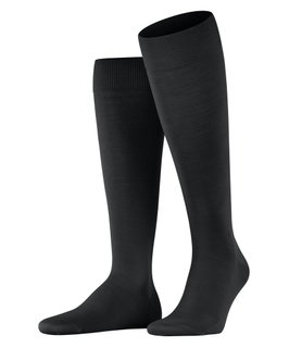 Falke Kniestrümpfe ClimaWool (feuchtigkeitsregulierend, Merinowolle) schwarz Herren - 1 Paar