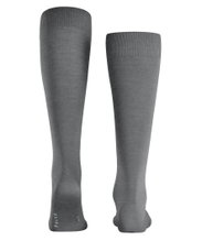 Falke Knee Socks ClimaWool (moisture-regulating, Merino wool) grey Men - 1 Pair