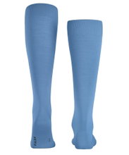 Falke Kniestrümpfe ClimaWool (feuchtigkeitsregulierend, Merinowolle) hellblau Herren - 1 Paar