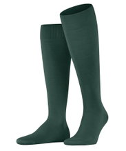 Falke Kniestrümpfe ClimaWool (feuchtigkeitsregulierend, Merinowolle) huntergrün Herren - 1 Paar
