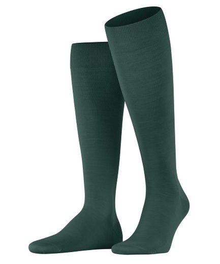 Skarpety FALKE ClimaWool (regulujące wilgoć, wełna merino) leśna zieleń męskie - 1 para