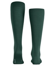 Falke Kniestrümpfe ClimaWool (feuchtigkeitsregulierend, Merinowolle) huntergrün Herren - 1 Paar