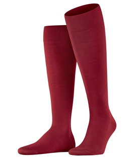 Falke Kniestrümpfe ClimaWool (feuchtigkeitsregulierend, Merinowolle) rot Herren - 1 Paar